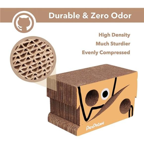 Cat Scratcher Cardboard Board CatRecycle Corrugated ScratchingPad Cat Scratching - Picture 3 of 7